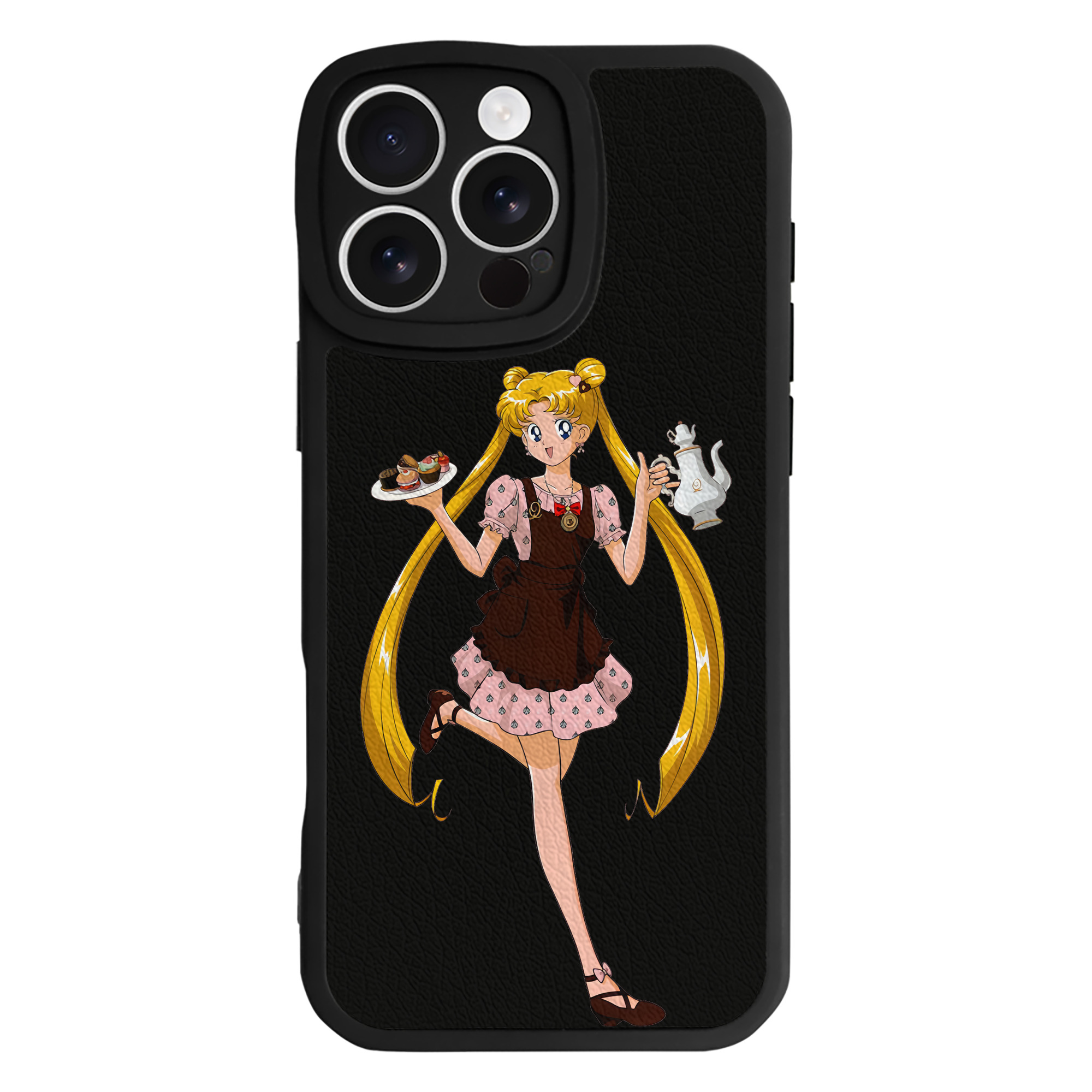 （画像用） 美少女戦士セーラームーン 愛野 美奈子 あいの みなこ Sailor Moon Aino Minako 【iPhone 16シリーズ対応】シリコンスマホケース（レザー調） 材質：シリコン